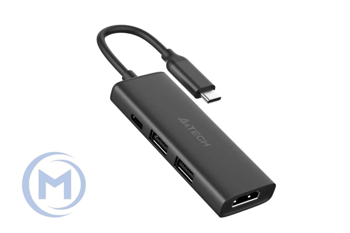 A4TECH DST-40C 4-IN-1 DOCK USB-C (USB-C Power, USB3.0, USB2.0, 4K HDMI@30Hz)