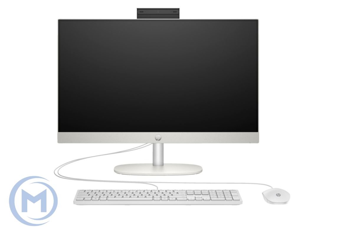 Моноблок Hp Aio 24-Cr0255Nh I7-1355U(Up To 5,0Ghz), 48Gb Ddr4, 2Tb Nvme M.2 Ssd, 23.8" Fhd Ips Touch, Intel Iris Xe Graphics, Wifi, Bt, Rj45 Lan, Hdmi, Webcam, Dos, Клавиатура + Мышь Eng, Белый