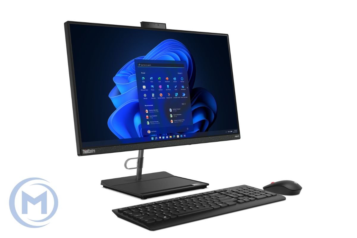 Моноблок Lenovo Aio Thinkcentre Neo 30A-24 I7-1260P(Up To 4,7Ghz) 16Gb Ddr4, 1Tb Nvme M.2 Ssd, 23.8" Fhd Ips, Intel Iris Xe Graphics, Wf, Bt, Dvdrw, Lan, Dos, Клав+Мышь Eng-Ar,Черный
