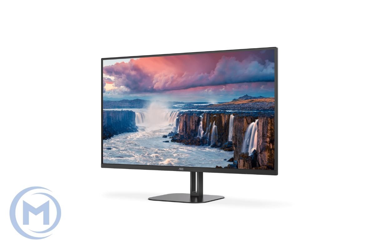 AOC 31.5" Q32V5CE BK (2560X1440), 2K QHD VA, 75HZ, 20000000:1, 300 cd m2, 178 178, 4MS(GTG), Стереодинамики (5x2 Вт), Наклон -3,5~21 градусов, Adaptive-Sync, Low Blue Light, Flicker-free, HDMI, DisplayPort, USB 3.2x4, USB Type-C, BLACK + HDMI, DP, USB Typ