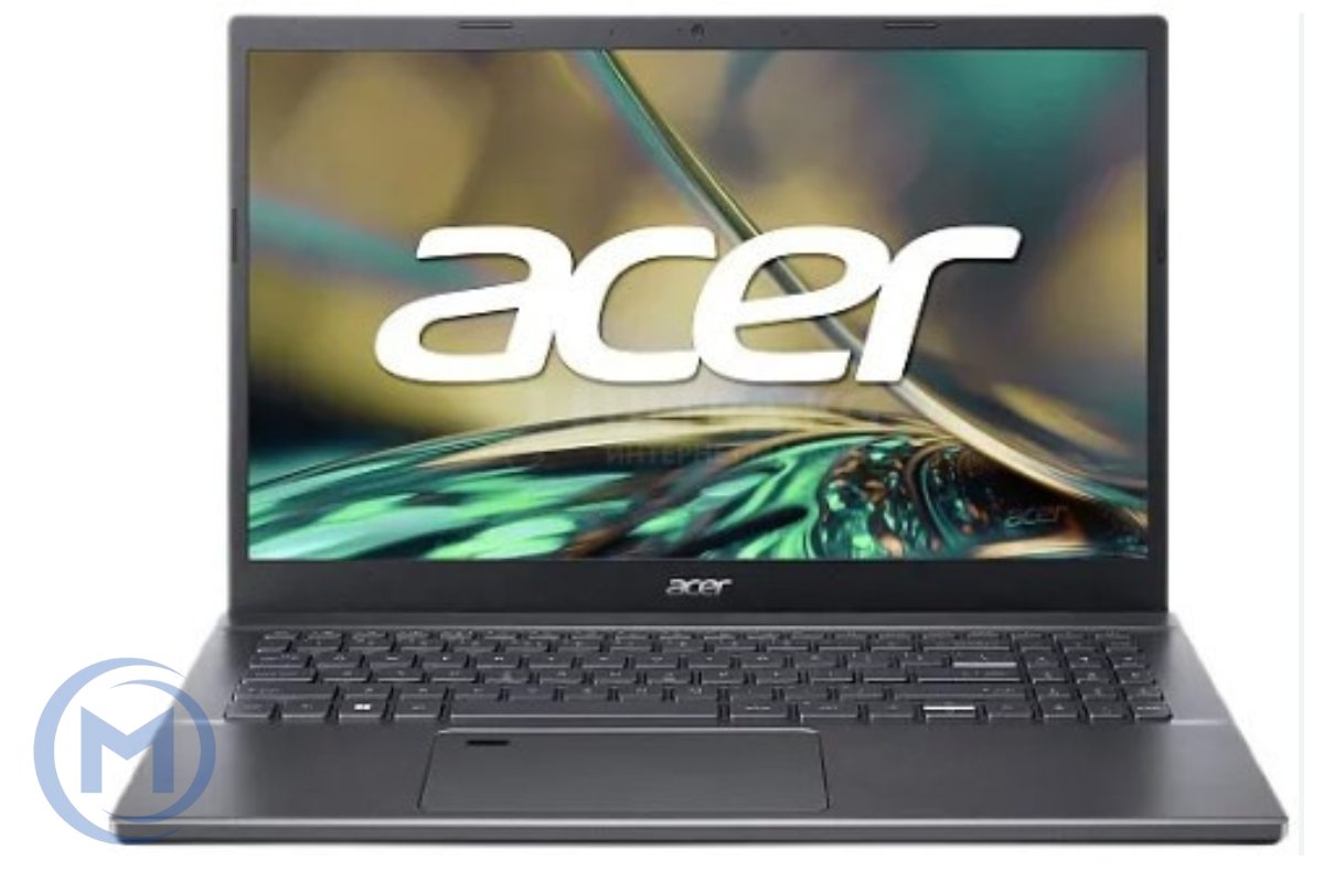 Ноутбук Acer Aspire 5 A515-57-713N Intel Core i7-12650H(up to 4.70GHz), 64GB DDR4, 512GB SSD m2 NVMe, 15.6" FHD IPS 60Hz, LAN RJ45, Intel UHD Graphics,WiFi ax, BT5.0, DOS, Type-C, скан. отп. пальцев, клав. с подсветкой eng-RUS, серый [NX.KN4EX.00X]