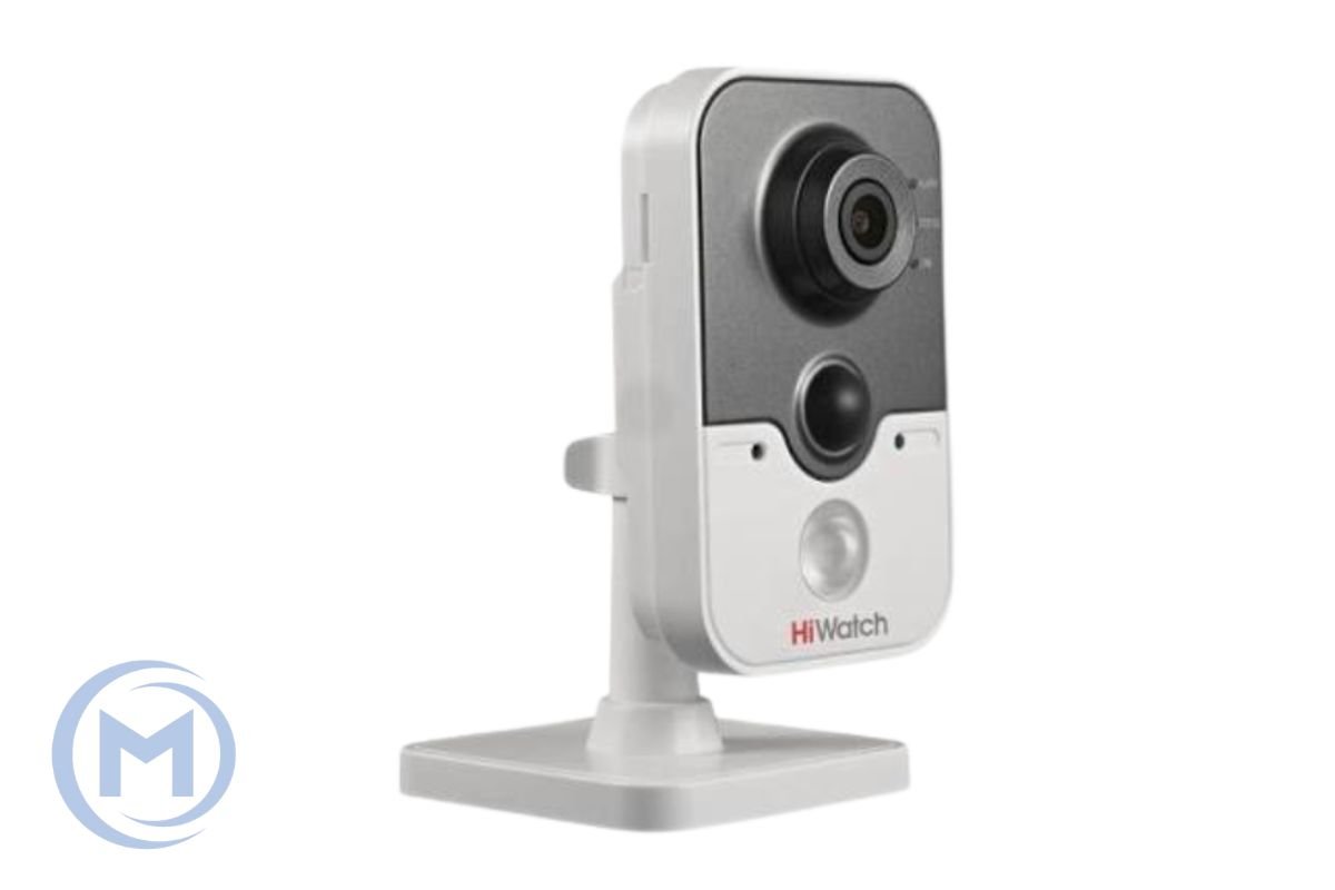 IP camera HIWATCH DS-I414(C)(2.8mm) кубическая 4MP,IR 10M,PoE,microSD,MIC-SPEAK,PIR