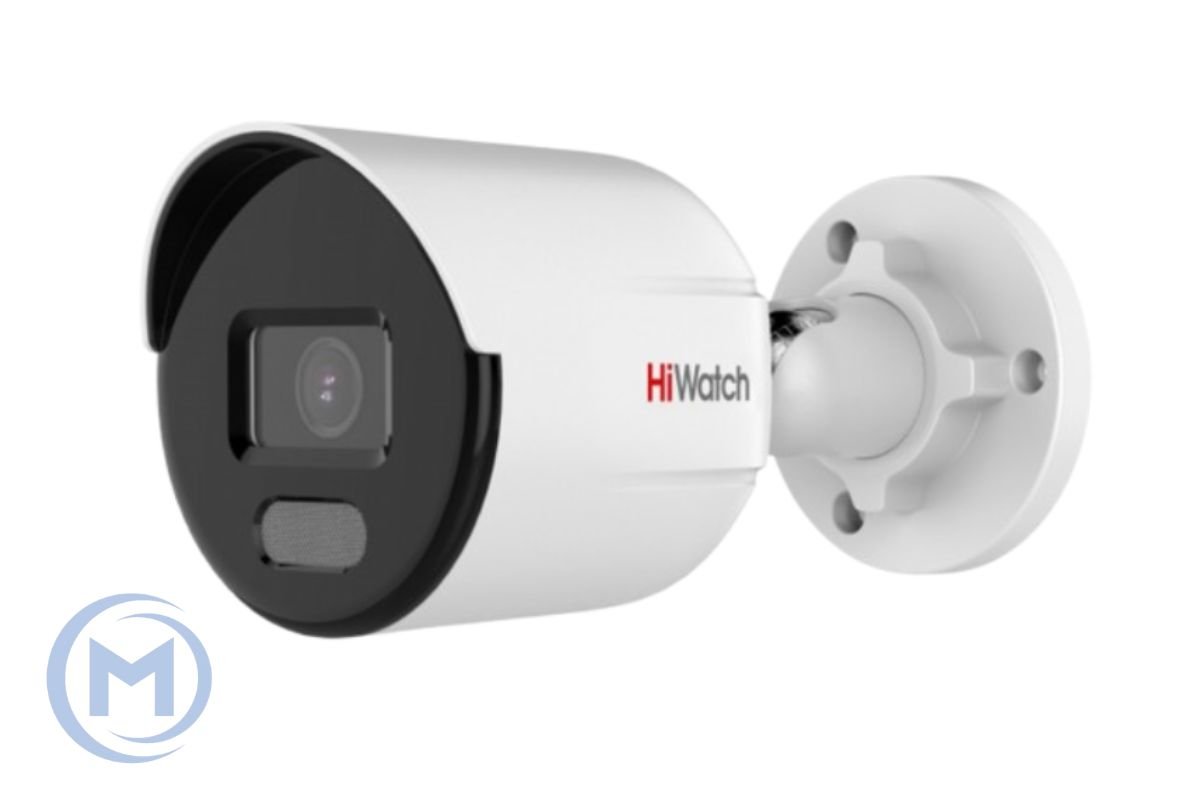 IP camera HIWATCH DS-I450M(C) (2.8mm) цилиндр,уличная 4MP,IR/LED 30M,MIC,microSD