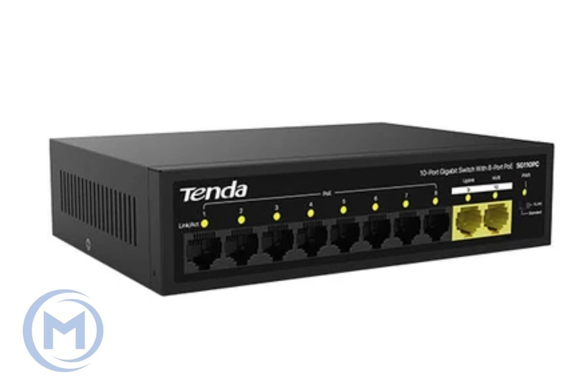 HUB Switch Tenda SG110PC 8-port PoE 1000Mbps + 2-port 1000Mbps PoE budget:100W