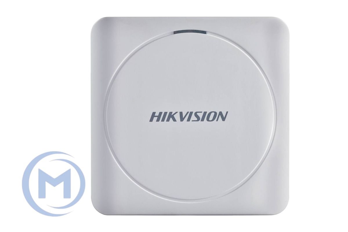 Считыватель HIKVISION DS-K1801M Mifare,пластик, IP65, белый