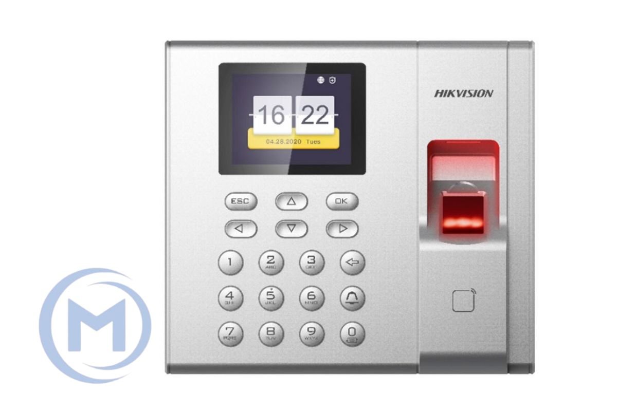 Терминал доступа и учета рабочего времени HIKVISION DS-K1T8003MF Mifare,пароль,отпечаток,Wi-Fi