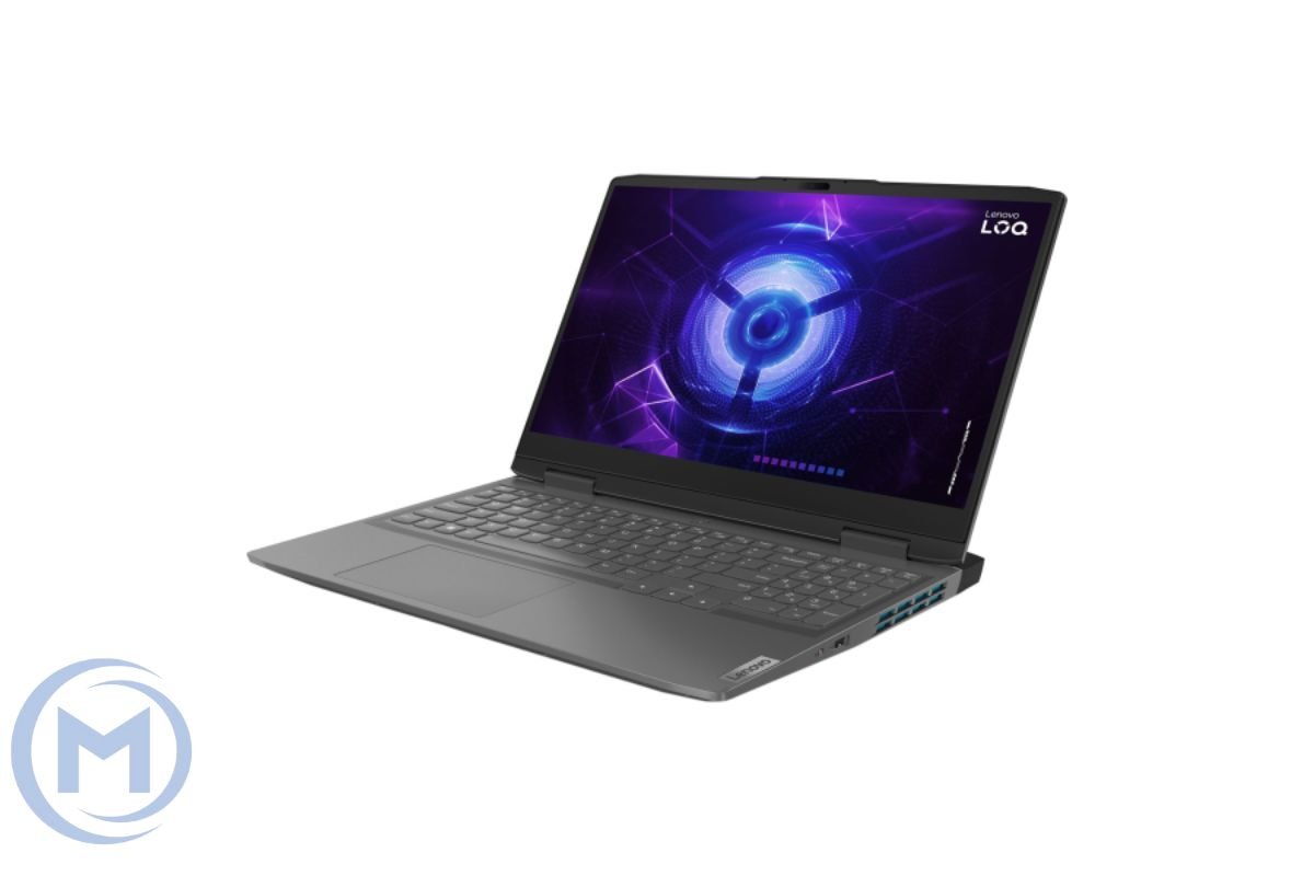 Ноутбук Lenovo LOQ 15IRH8 GAMING Intel Core i5-12450H(up 4.4Ghz), 16GB DDR5, 512GB SSD NVMe PCIe, 15.6"(1920x1080) FHD IPS, 144Hz, NVIDIA RTX2050 4GB, LAN, WiFi ac, BT5.0,HD WC,CR,DOS,сер.[82XV00RWPS]