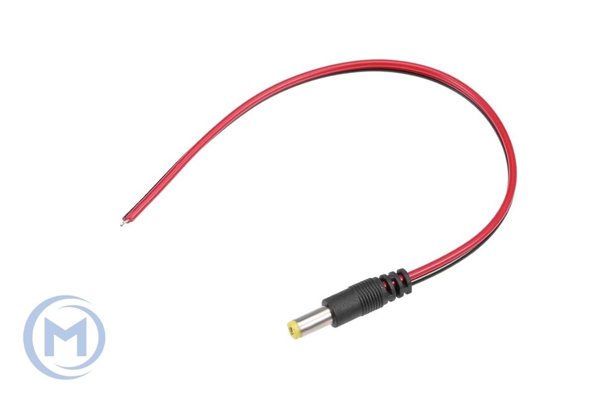 Коннектор питания HW-C16 DC male cable(red+ black)25cm length