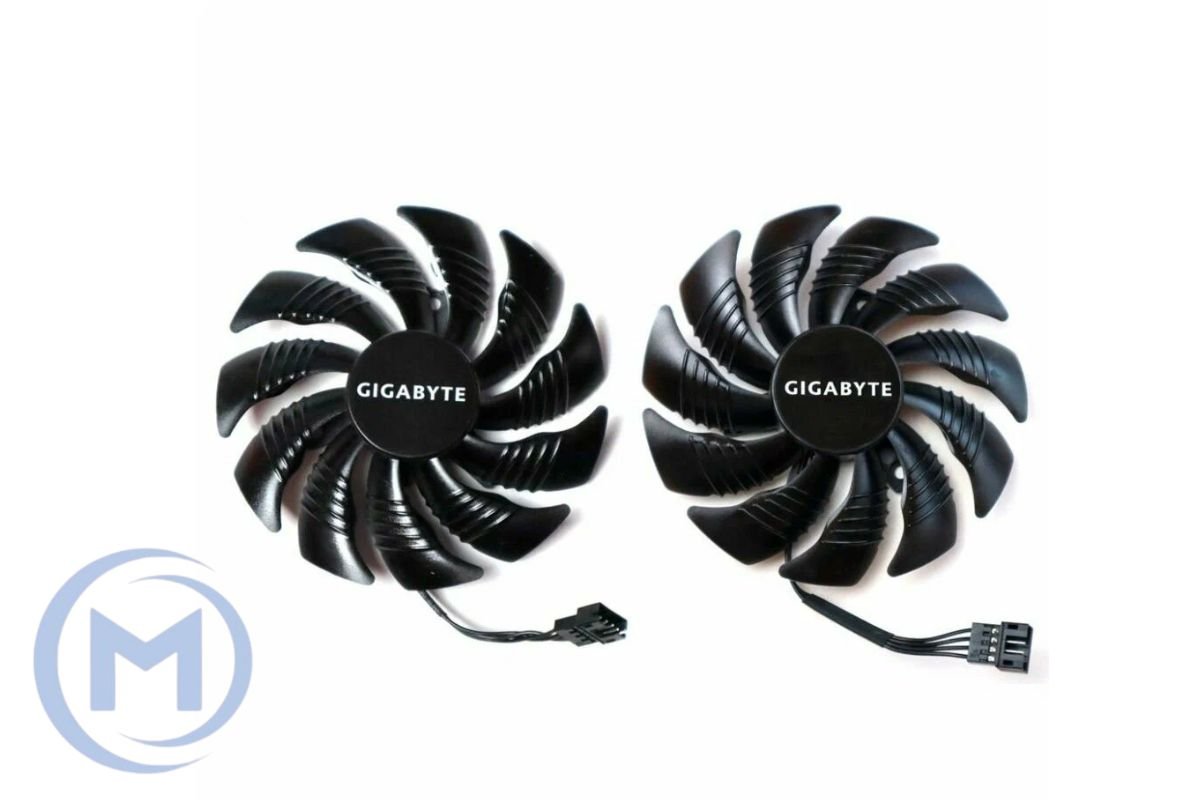Кулер видеокарты GeForce RTX2060 (Gigabit) 88 mm, 2 Fan, 4-pin (с радиатором)
