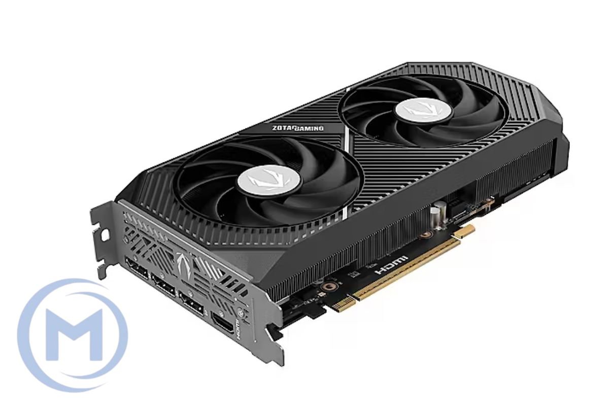ZOTAC GAMING GeForce RTX 5060 Twin Edge 8GB GDDR7 128-bit Engine Clock 2497Mhz, Memory Speed 28000Mhz, NVIDIA DLSS 4, Metal Backplate, DirectX 12, OpenGL 4.6, IceStorm 2.0, BladeLink Fans, HDCP 3x DisplayPort 1x HDMI [ZT-B50600E-10M]