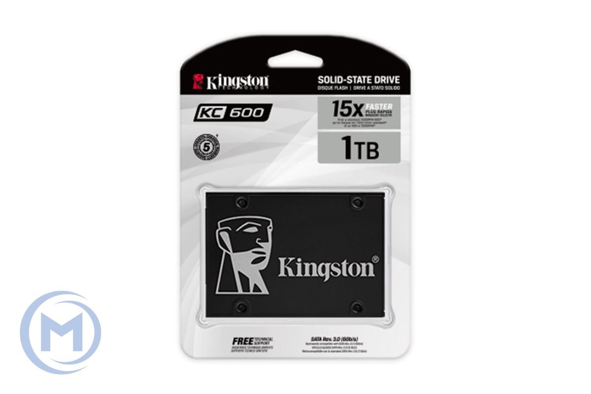 SSD KINGSTON KC600 1TB 3D TLC NAND 550/520MB/s 2,5"" SATAIII