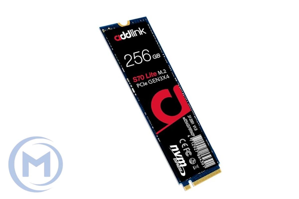 Addlink S70 Lite 256GB PCIe NVMe Gen3x4, M.2 2280, Read/Write up to 3000/1000MB/s, Made in Taiwan [ad256GBS70LTM2P]