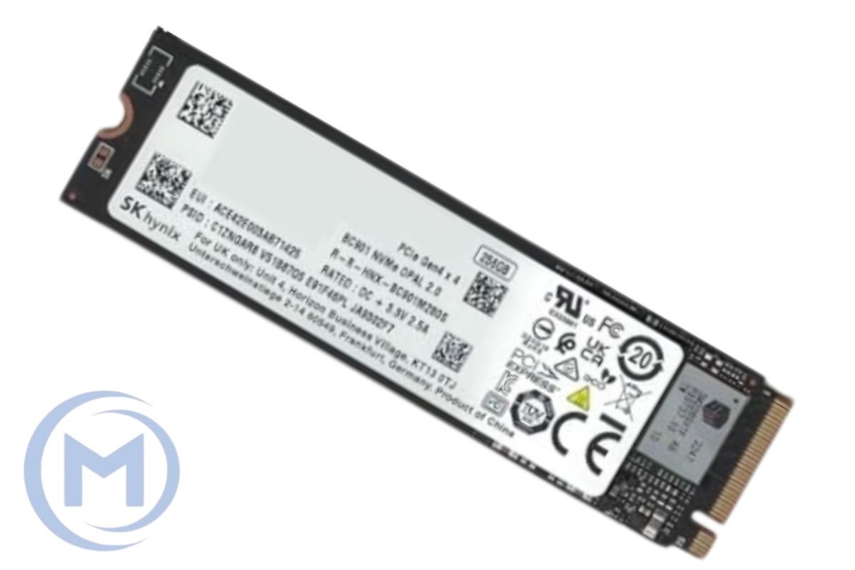 SK hynix 512GB PCIe NVMe Gen4x4, M.2 2280, Read/Write up to 6900/5300MB/s, [HFS512GEM9X173N BE] OEM