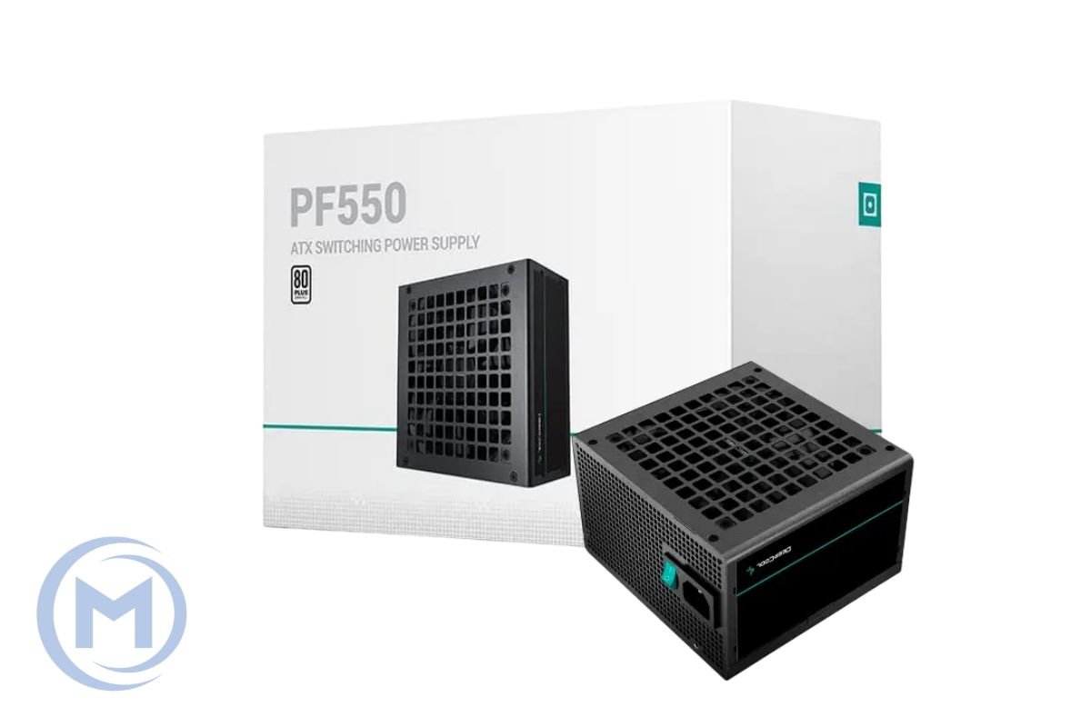 Power Unit DEEPCOOL GS PF550L 550W 80 PLUS certified 200-240V/ATX12V 2.31 & SSI EPS 12V Black flat
