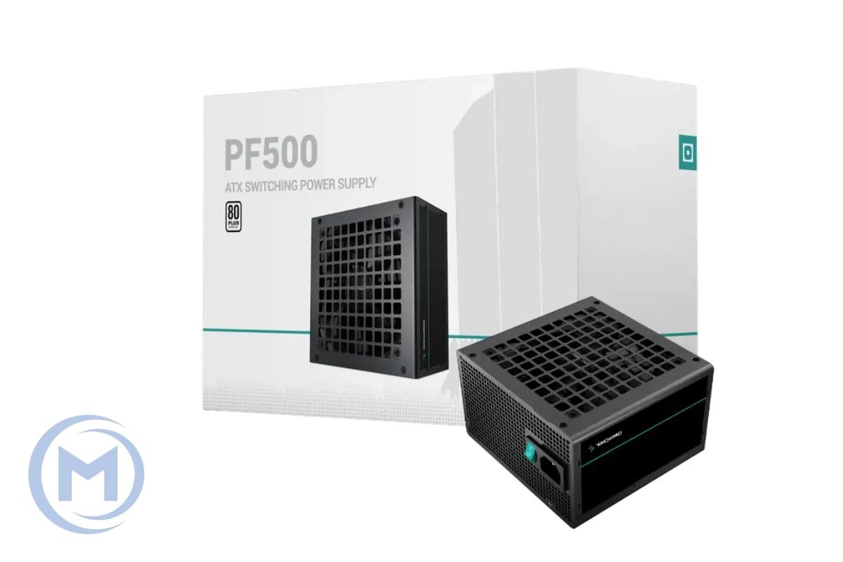Power Unit DEEPCOOL PF500D 500W 80 PLUS certified 200-240V/ATX12V 2.3 & SSI EPS 12V Black flat