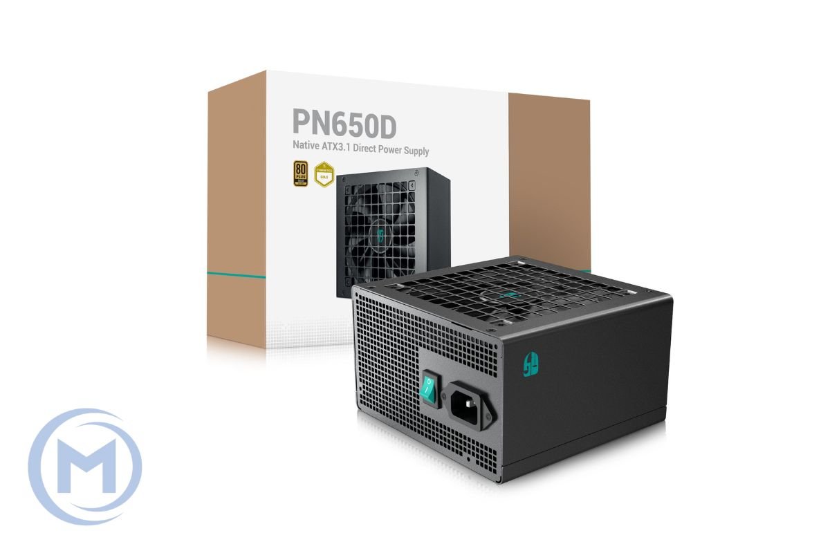 Power Unit DEEPCOOL PN650D 650W 80 PLUS GOLD certified 100-240V/ATX12V 3.1 & SSI EPS 12V Black flat