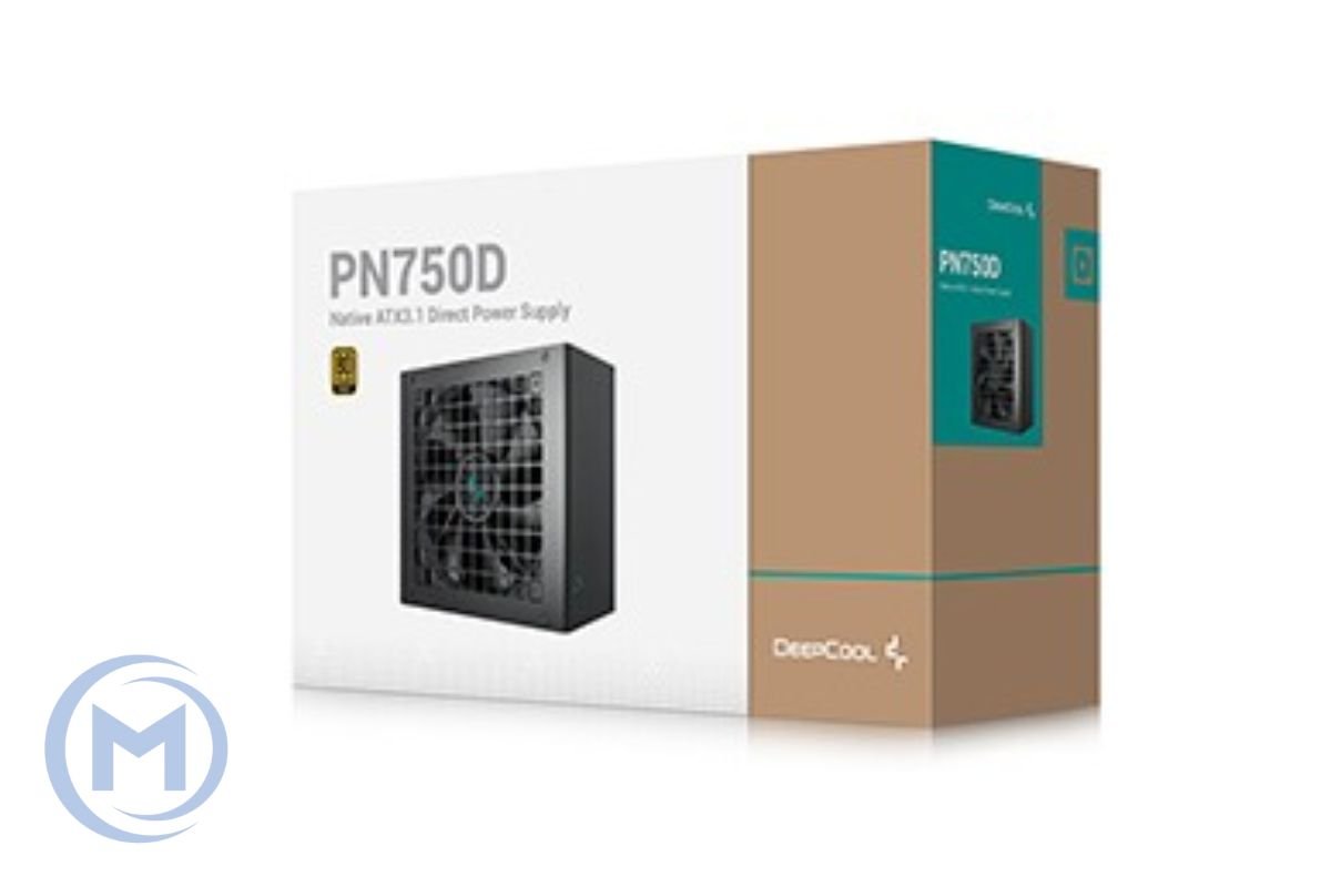 Power Unit DEEPCOOL PN750D 750W 80 PLUS GOLD certified 100-240V/ATX12V 3.1 & SSI EPS 12V Black flat