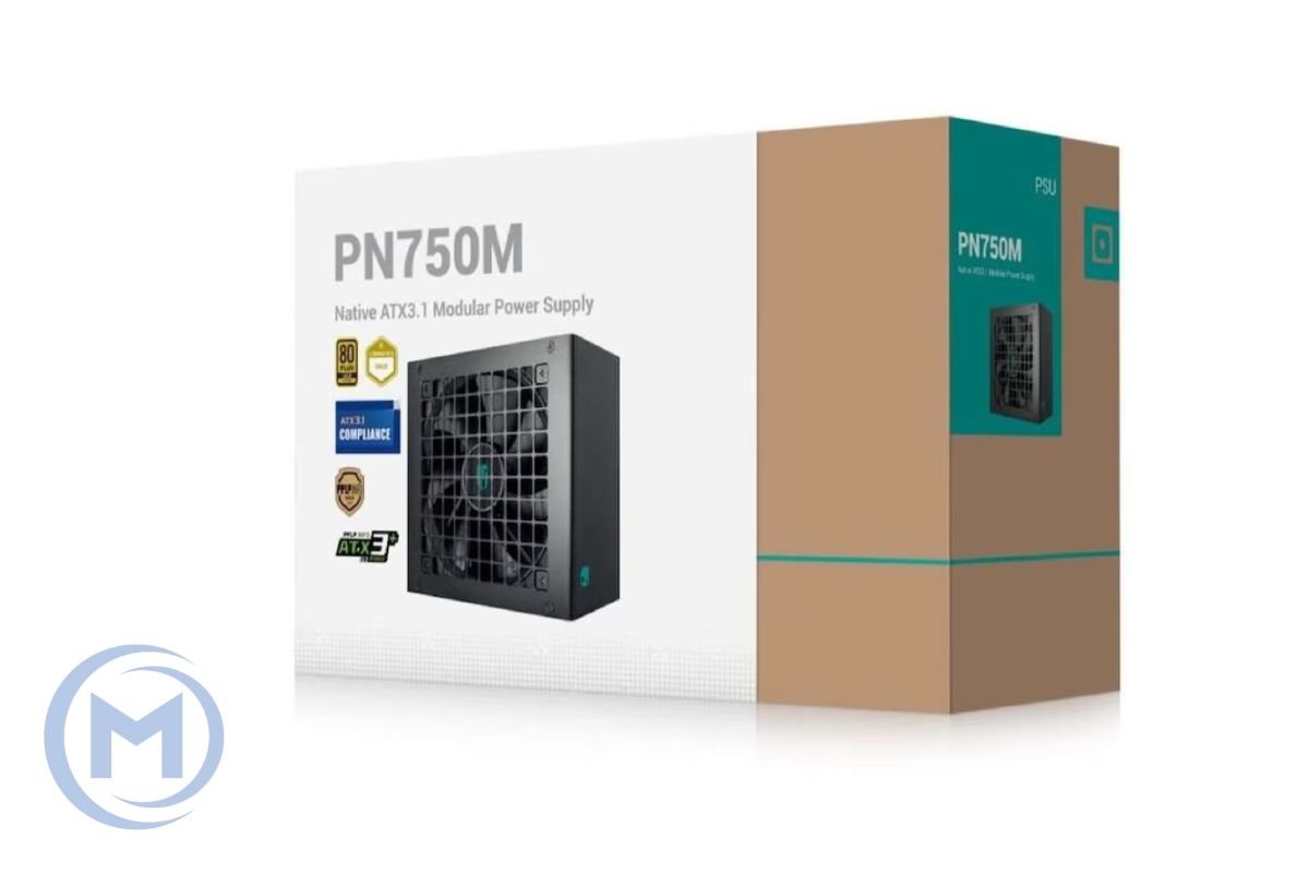 Power Unit DEEPCOOL PN750M 750W 80 PLUS GOLD certified 100-240V/ATX12V 3.1 & SSI EPS 12V Black flat