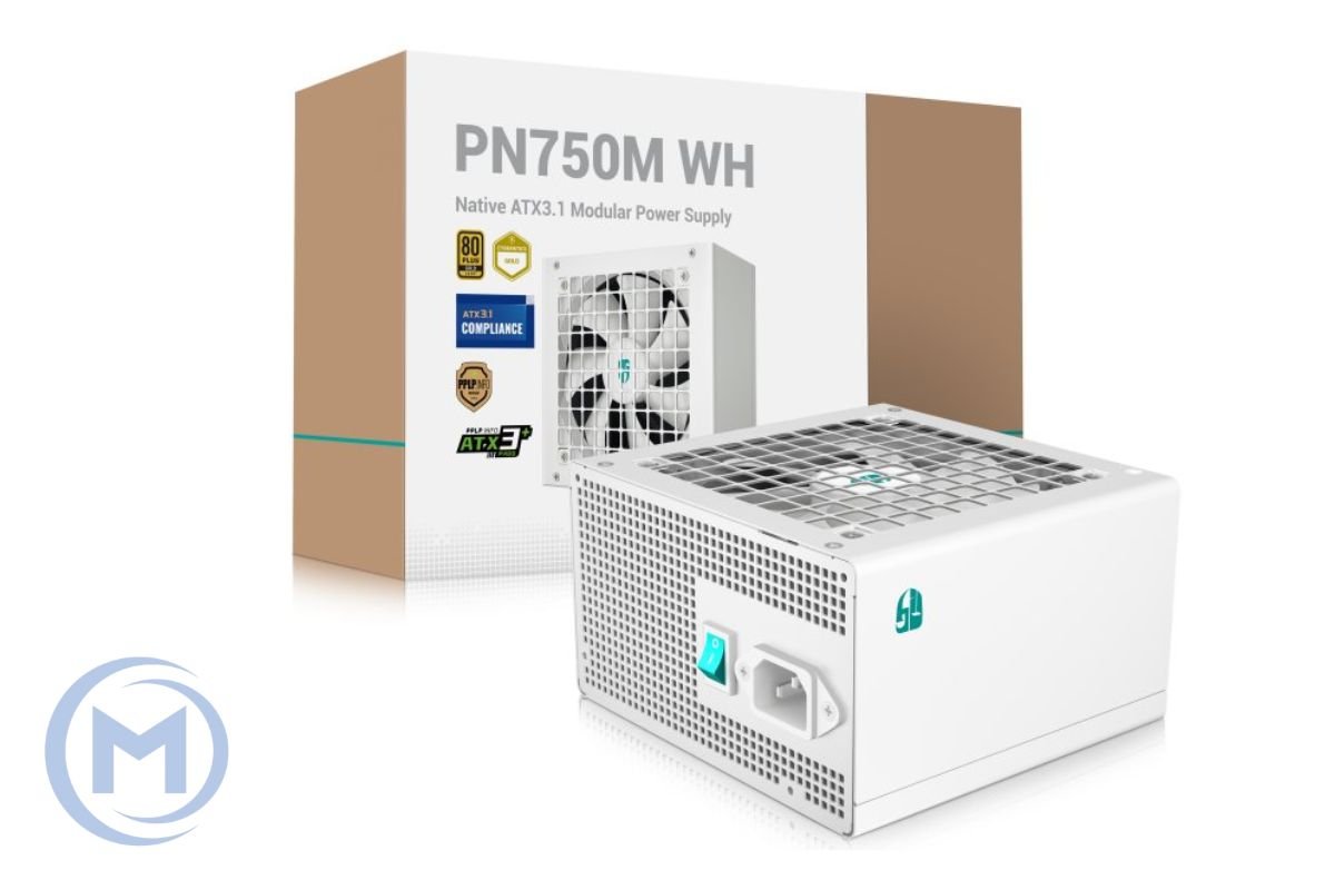Power Unit DEEPCOOL PN750M WH WHITE 750W 80 PLUS GOLD certified 100-240V/ATX12V 3.1 & SSI EPS 12V