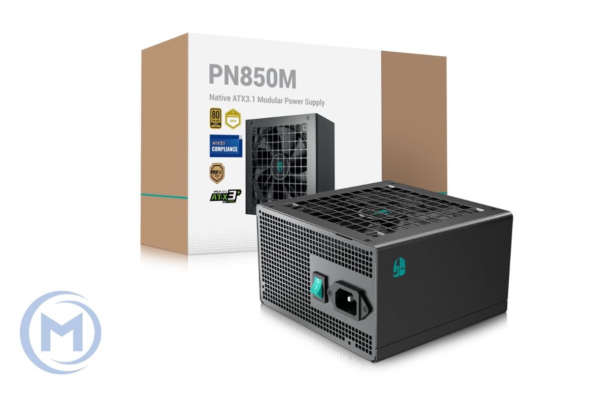 Power Unit DEEPCOOL PN850M 850W 80 PLUS GOLD certified 100-240V/ATX12V 3.1 & SSI EPS 12V Black flat