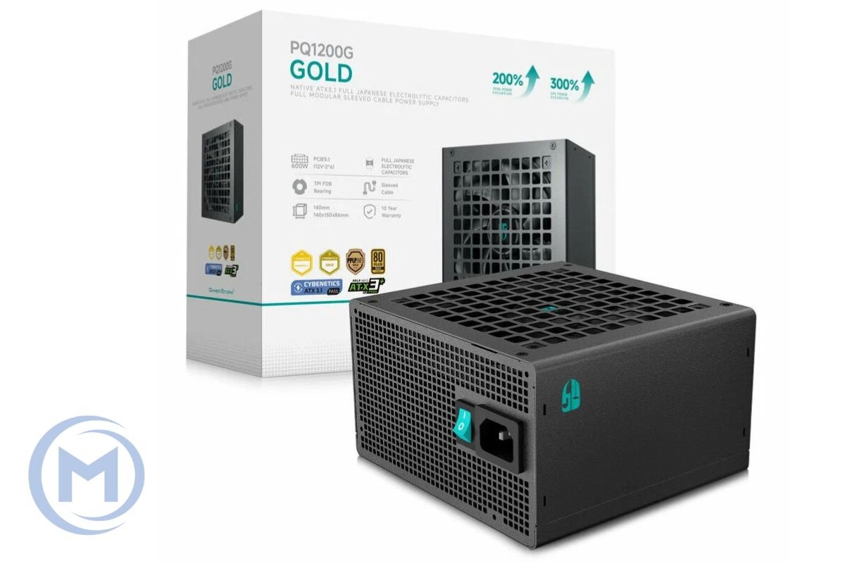 Power Unit DEEPCOOL PQ1200G 1200W 80 PLUS GOLD certified 100-240V/ATX12V 2.3 & SSI EPS 12V