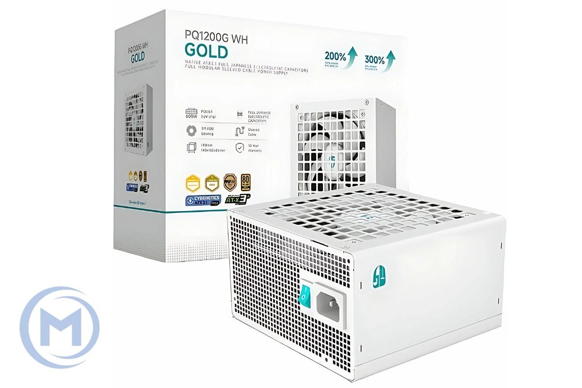Power Unit DEEPCOOL PQ1200G WH WHITE 1200W 80 PLUS GOLD certified 100-240V/ATX12V 2.3 & SSI EPS 12V