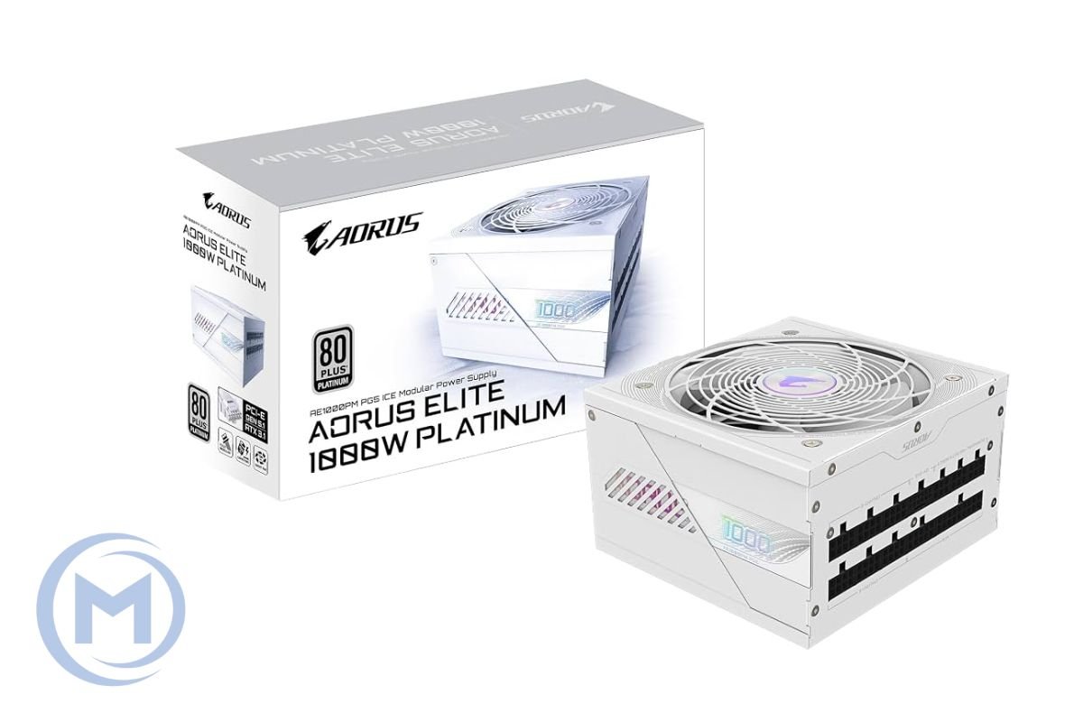 Power Unit GIGABYTE GP-AE1000PM PG5 ICE 1000W 80 PLUS PLAT. certified 100-240V/ATX WHITE