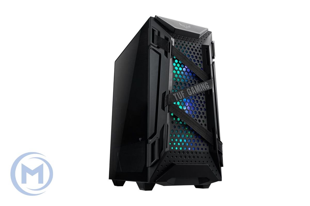 ASUS ATX GT301 TUF GAMING 3x 120mm AURA RGB fan + 120mm PWM fan, 2xUSB3.1