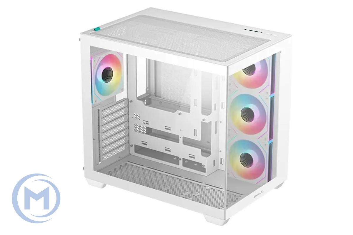 DEEPCOOL ATX CG530 4F WH WHITE w/o PSU USB3.0×2、USB2.0×1 Front, Type-C, 120mm*4 ARGB fans