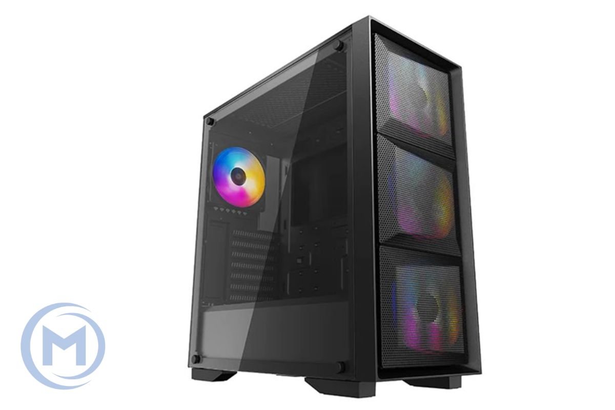 DEEPCOOL ATX MATREXX 50 MESH 4FS w/o PSU 1*USB 3.0 4xRGB FANS Mesh front panel Fully black