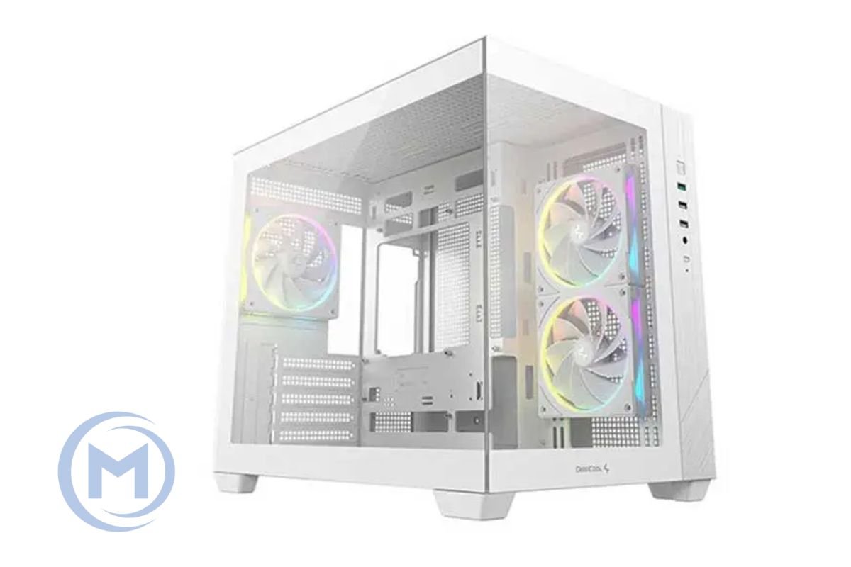 DEEPCOOL MATX CG330 3F WH WHITE w/o PSU USB3.0×2 Front + 3×120mm ARGB FANS
