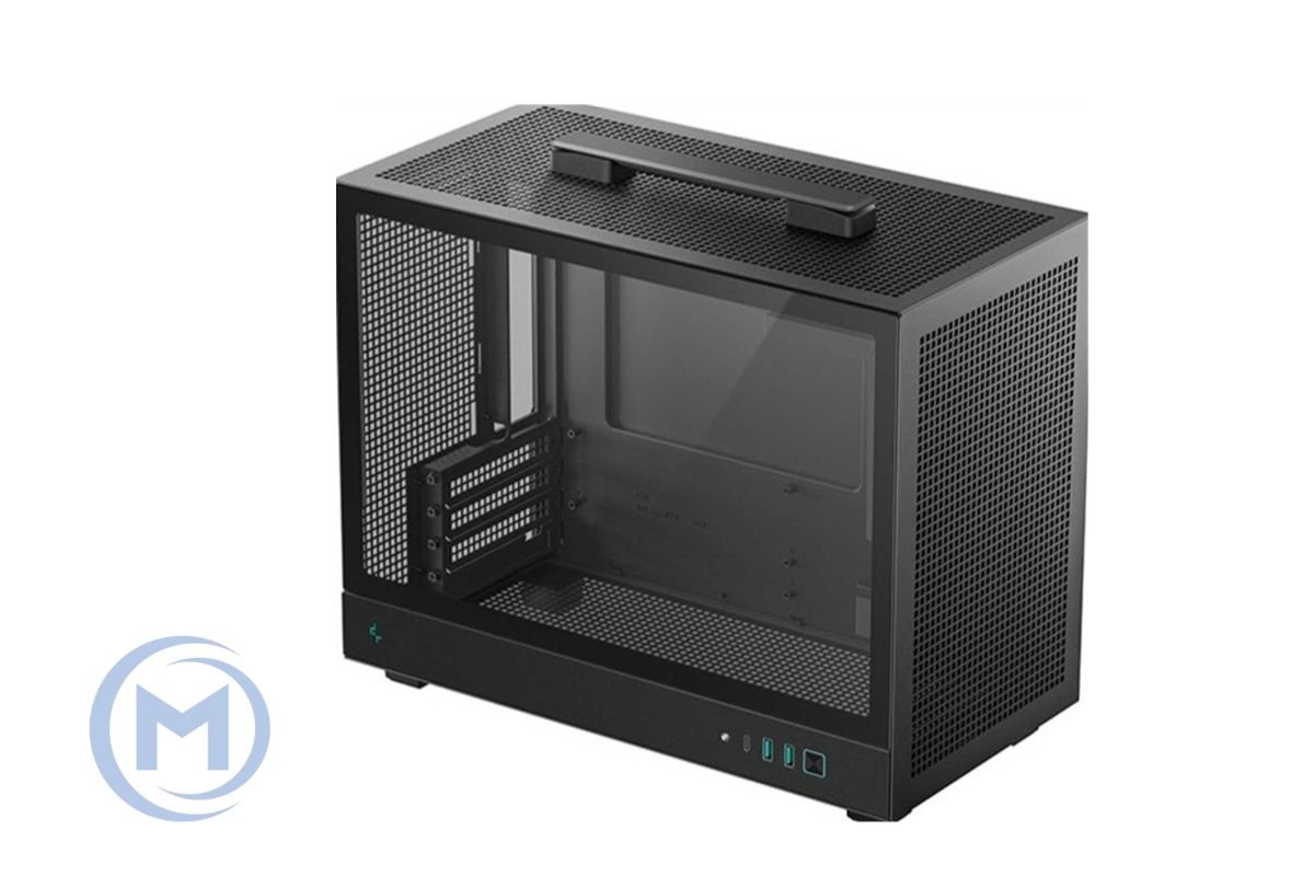 DEEPCOOL MATX CH160 PLUS w/o PSU USB 3.0 Front Type-C, Mesh panel