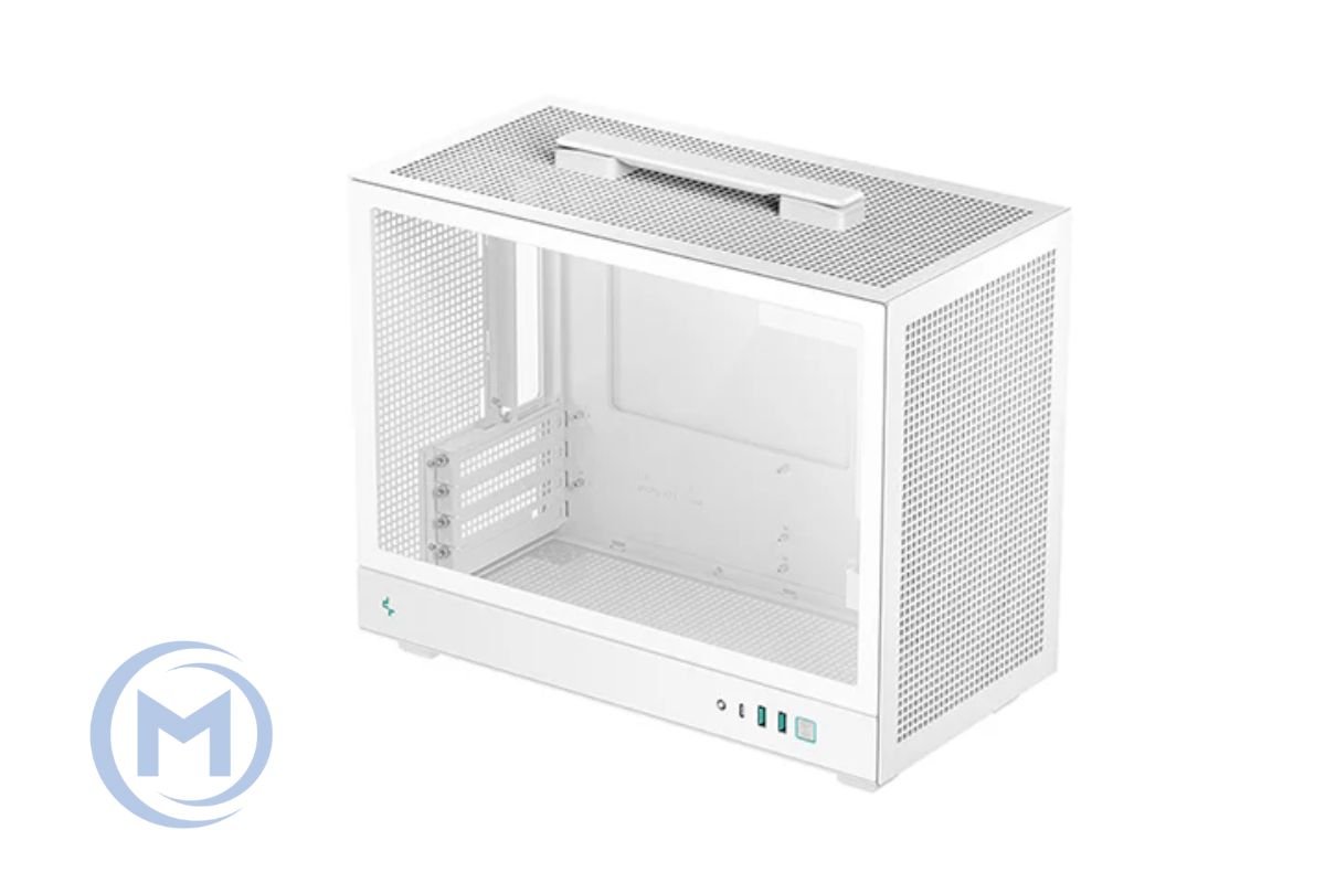 DEEPCOOL MATX CH160 PLUS WH WHITE w/o PSU USB 3.0 Front Type-C, Mesh panel