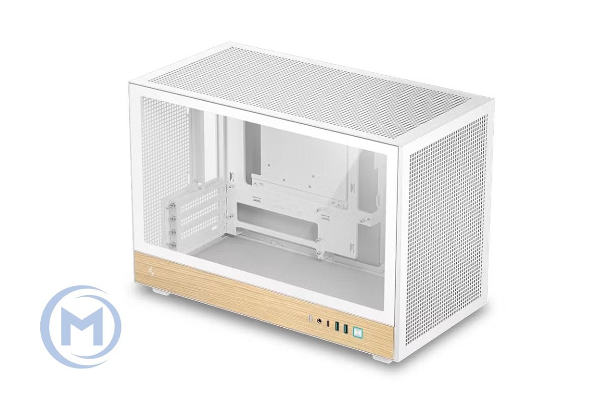 DEEPCOOL MATX CH260 WH WHITE WOOD w/o PSU USB 3.0 Front Type-C, Mesh panel
