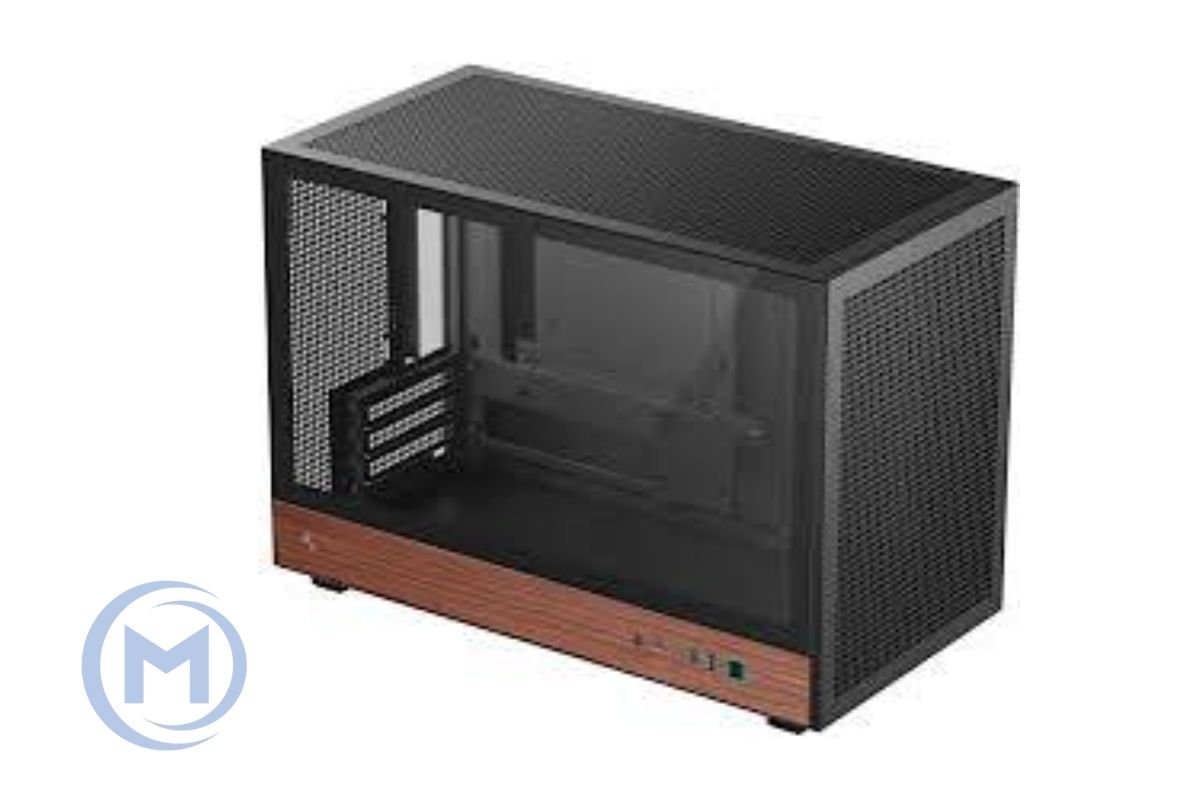 DEEPCOOL MATX CH260 WOOD w/o PSU USB 3.0 Front Type-C, Mesh panel