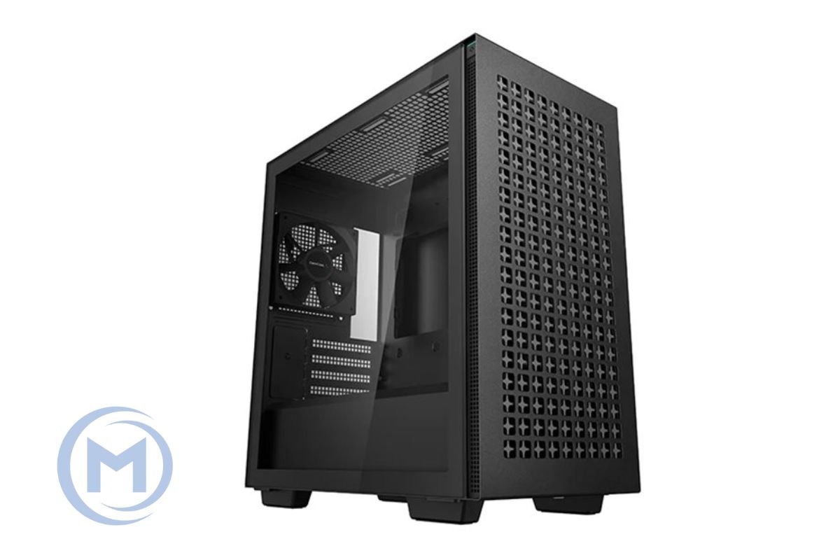DEEPCOOL MATX CH370 w/o PSU 2*USB 3.0 1×120mm Grill design front panel