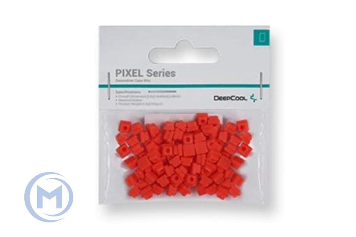 Декоративный резиновый элемент DEEPCOOL PIXEL RD для корпусов DEEPCOOL MESH (100 pcs pack), красный