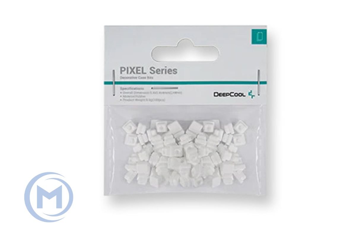 Декоративный резиновый элемент DEEPCOOL PIXEL WH для корпусов DEEPCOOL MESH (100 pcs pack), белый