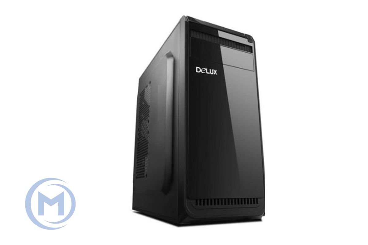 DELUX ATX DLC-W203 375*180*410mm BLACK TAC 2.0 W/O PSU