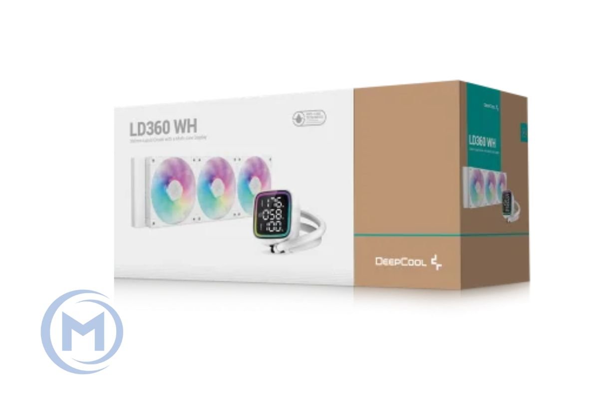 DEEPCOOL LD360 WH ARGB WHITE 120*3 FAN DIG. CPU STATUS LGA20xx/1700/1200/115*/AMD