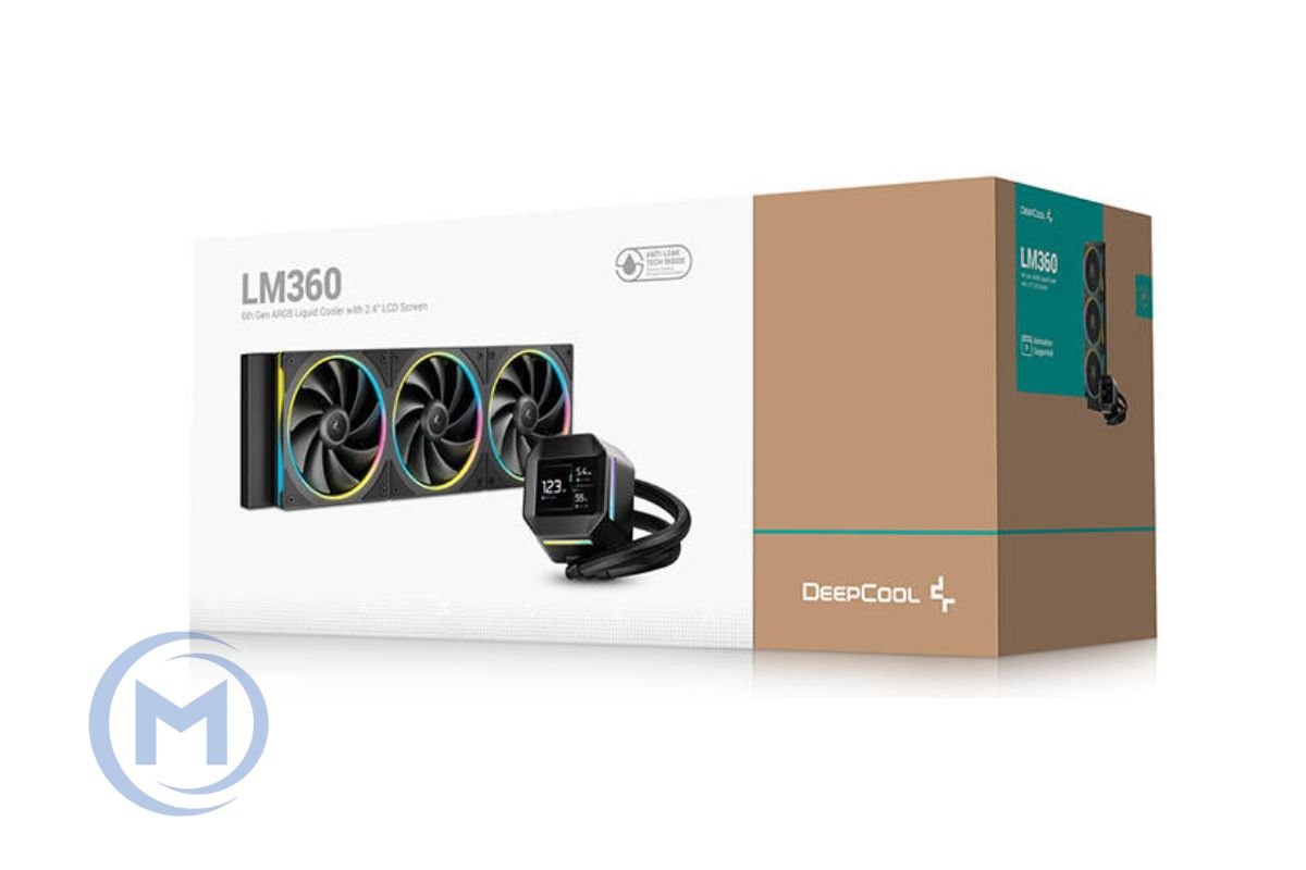 DEEPCOOL LM360 ARGB 120*3 FL12 SE FAN, 2.4" IPS DISPLAY, LGA20xx/1700/1200/115*/AMD