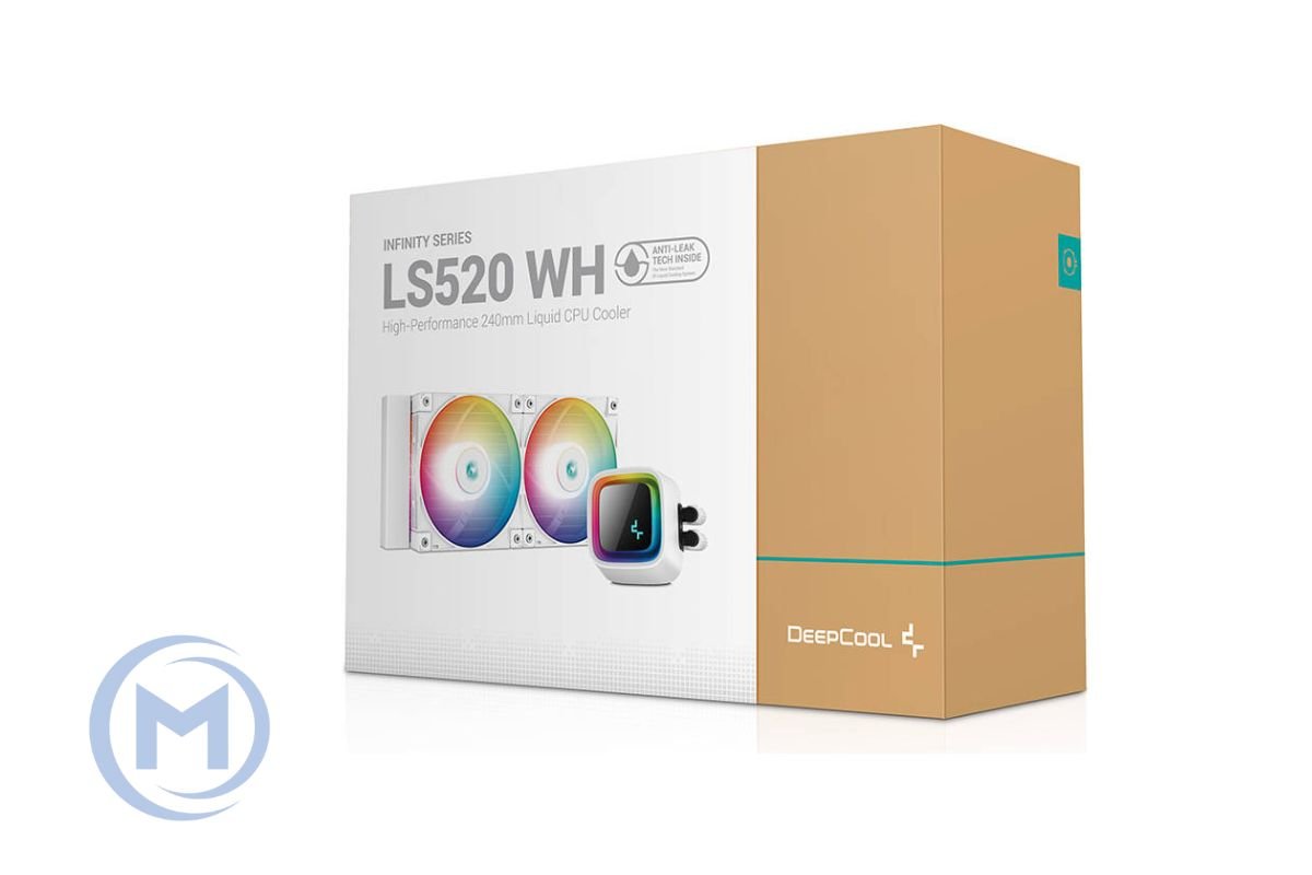 DEEPCOOL LS520 WH WHITE RGB120*2 FAN LGA20xx/1700/1200/115*/AMD