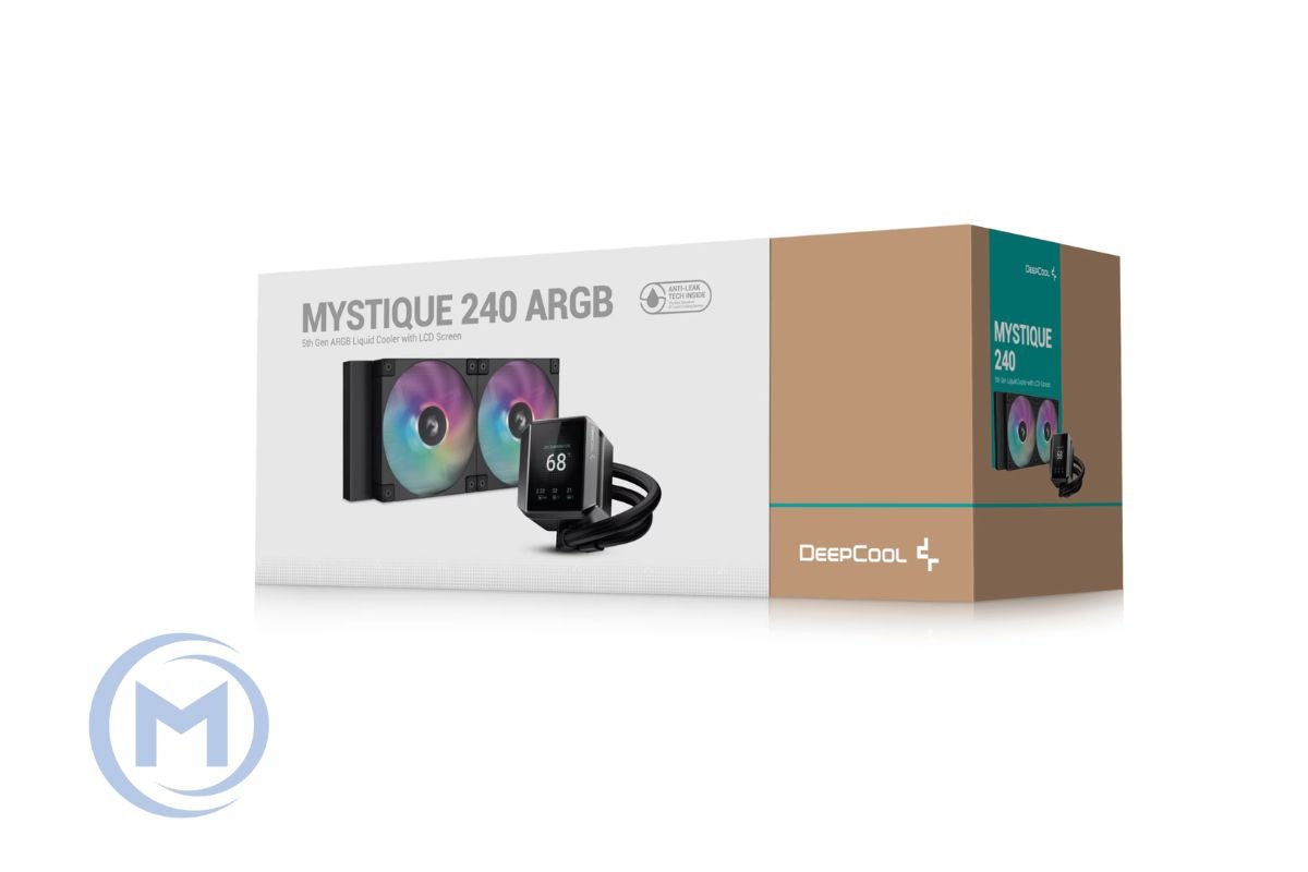 DEEPCOOL MYSTIQUE 240 ARGB 120*2 PWM ARGB FAN 2.8” 640x480 TFT LCD ARGB PUMP LGA20xx/1700/1200/115*
