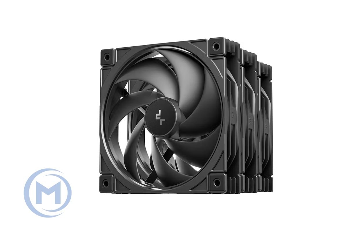 Cooler for PSU/CASE DEEPCOOL FD12 V2 (3 IN 1 SET) PWM HDB BLACK 500-2500rpm 120mm