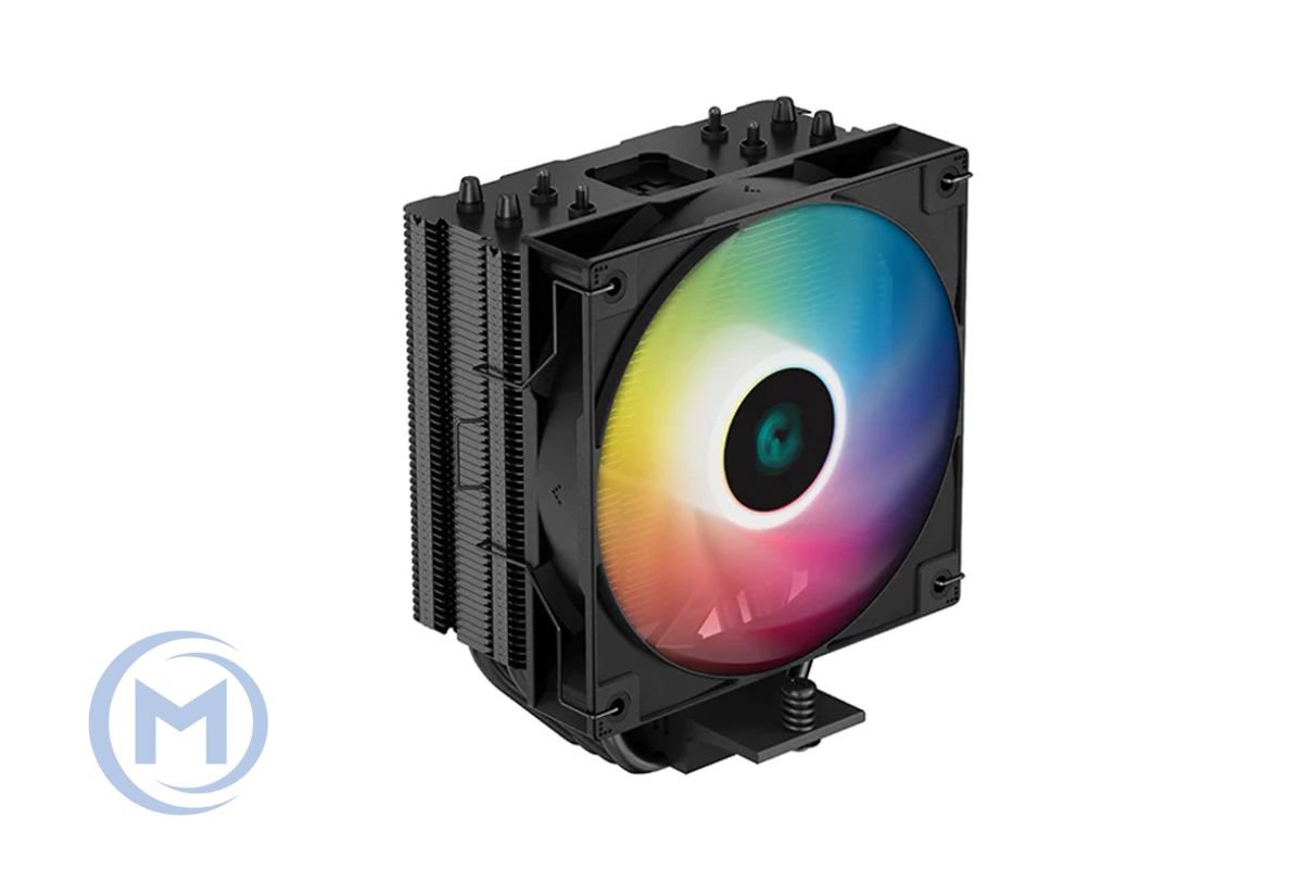 CPU cooler DEEPCOOL AG400 BLACK ARGB LGA115*/1700/1200/AMD 120mm PWM fan,300-1850rpm,4HP