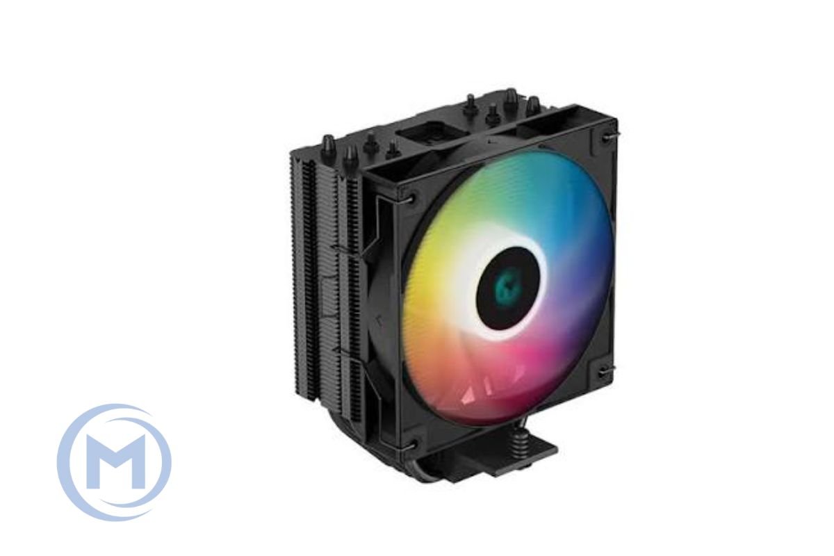 CPU cooler DEEPCOOL AG400 G2 BK ARGB LGA1700/1851/AMD 120mm PWM fan,300-1850rpm,4HP
