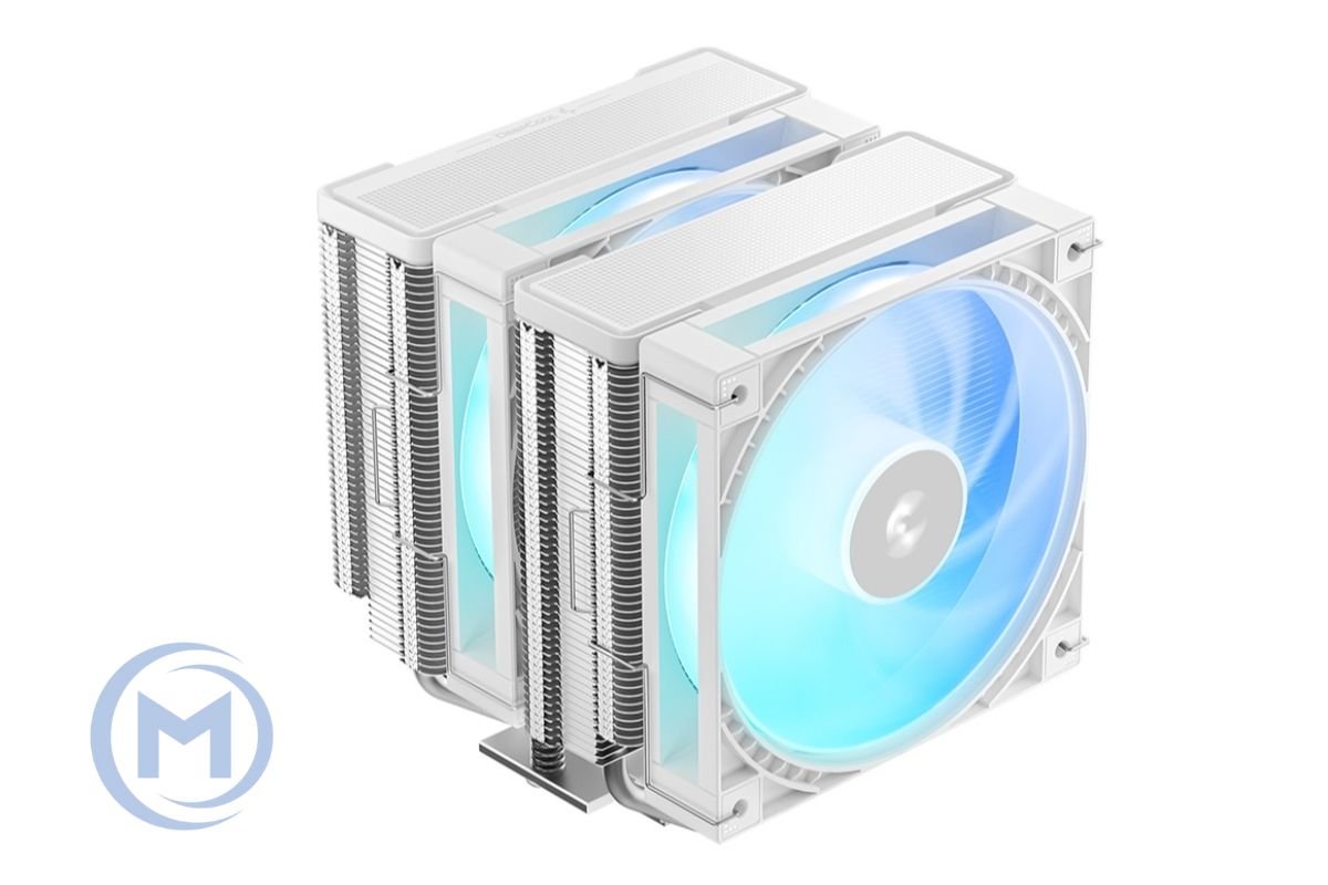 CPU cooler DEEPCOOL AG620 G2 WH LGA1700/1851/AMD 2x120mm 300-1950rpm,6HP