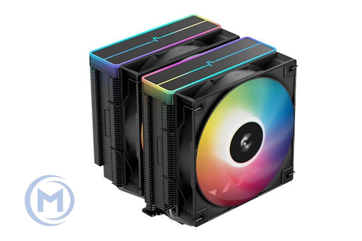 CPU cooler DEEPCOOL AG620 V2 BK ARGB LGA115*/1700/1200/20*/AMD 2x120mm 300-1950rpm,6HP