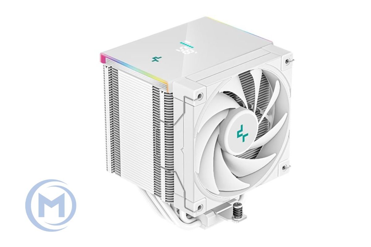 CPU cooler DEEPCOOL AK500 DIG. WH LGA1700/1200/115*/20*AMD 120mm WHITE PWM FDB fan,500-1850rpm,5HP