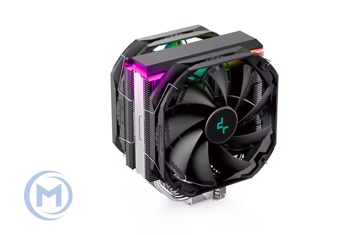 CPU cooler DEEPCOOL AS500 PLUS A-RGB LGA775/115*/1200/AMD 2x140mm Black PWM fan,500-1500rpm,5HP